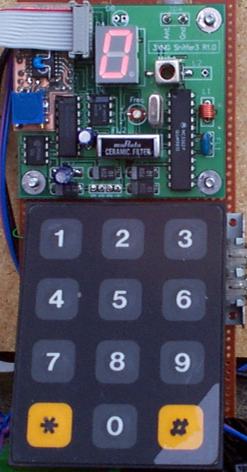 Sniffer 3 on test board